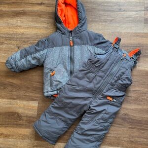 Carter’s Grey and Orange Kids Winter Set